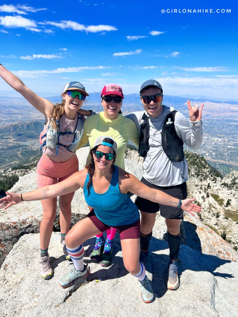 Hiking to Lone Peak via Jacob's Ladder