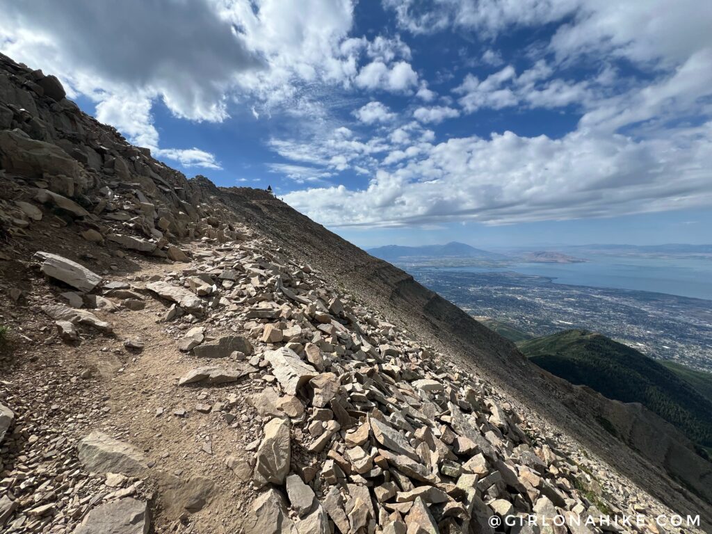 Hiking Mt. Timpanogos via Aspen Grove