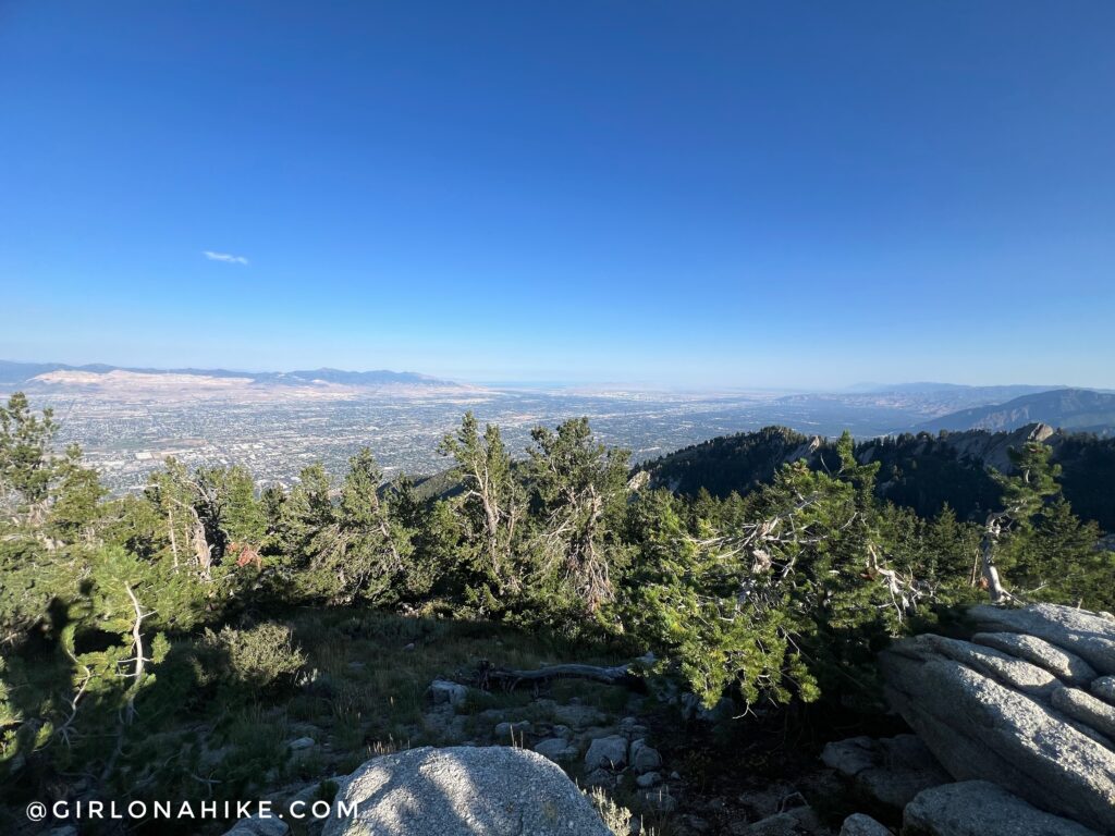 Hiking to Lone Peak via Jacob's Ladder