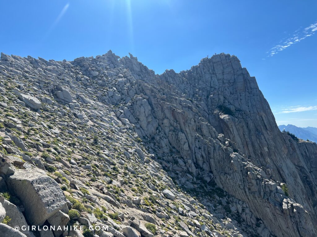 Hiking to Lone Peak via Jacob's Ladder