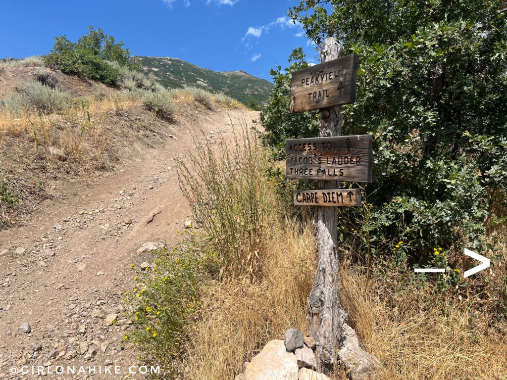 Hiking to Lone Peak via Jacob's Ladder