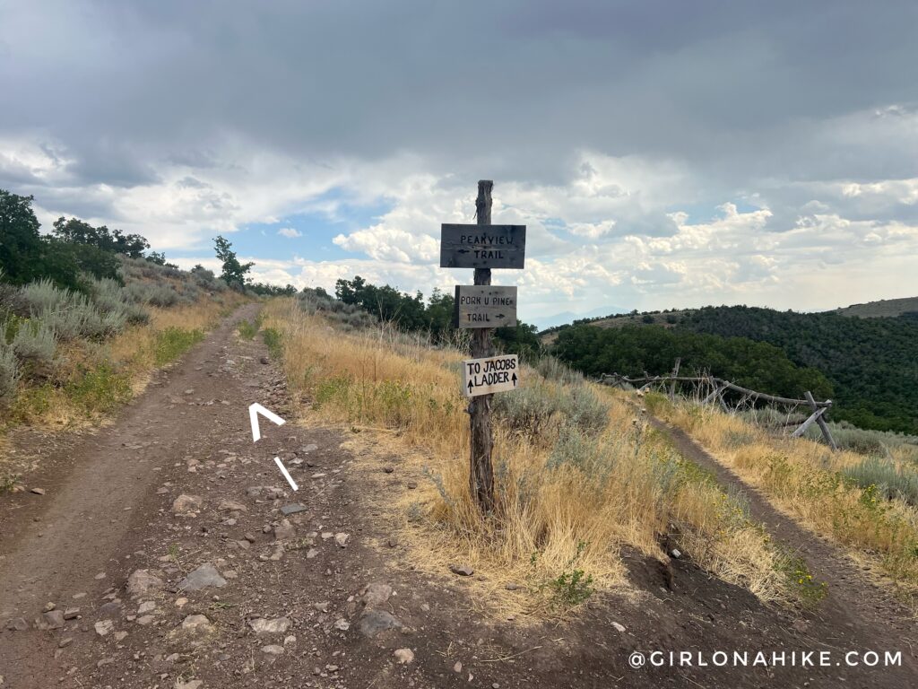 Hiking to Lone Peak via Jacob's Ladder