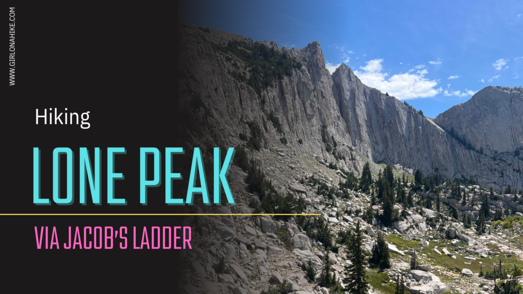 Hiking to Lone Peak via Jacob's Ladder