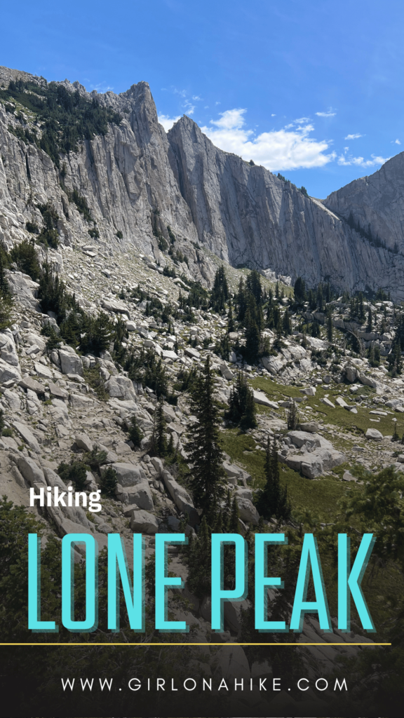 Hiking to Lone Peak via Jacob's Ladder