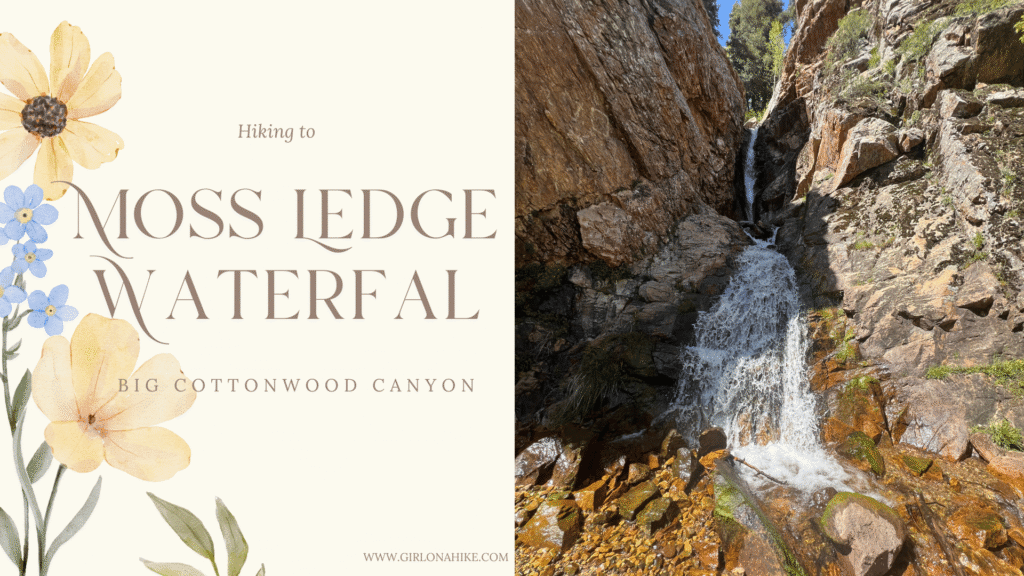 Hiking to Moss Ledge Waterfall, Big Cottonwood Canyon