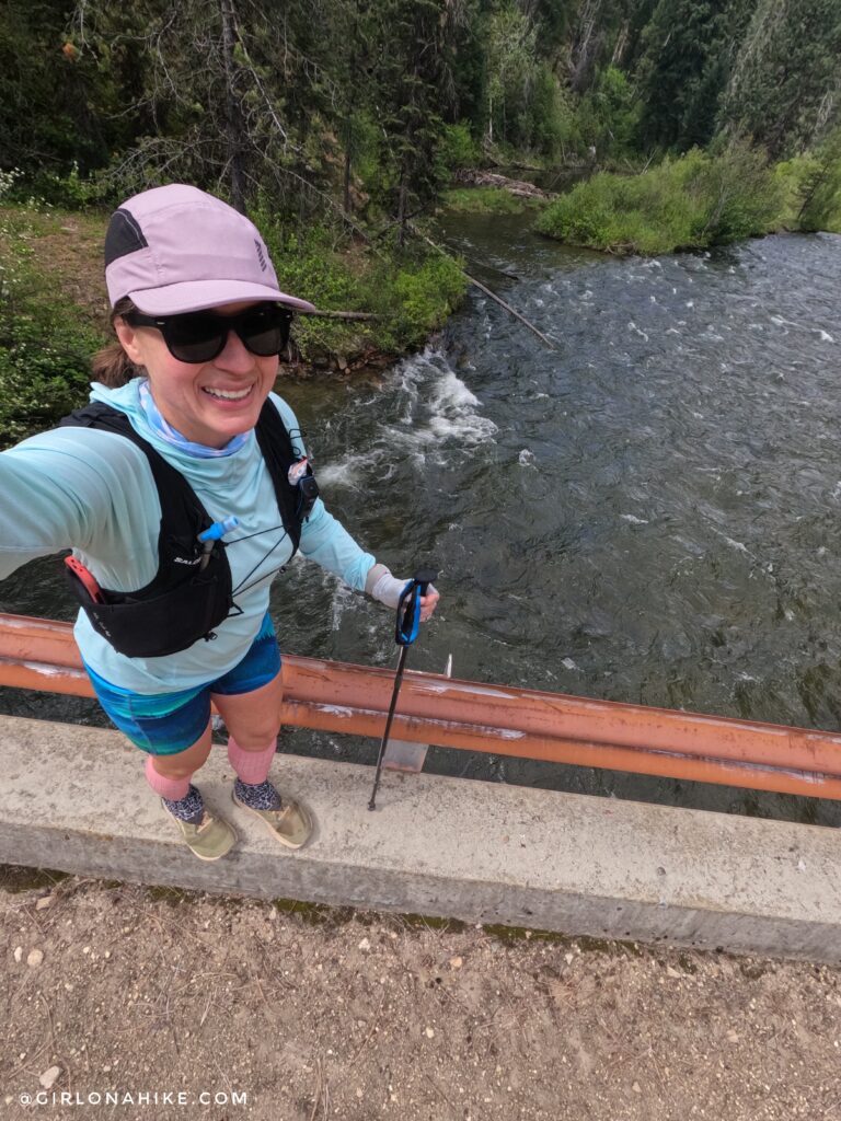 Bridge crossing at the turnaround point on the Julie Creek Trail