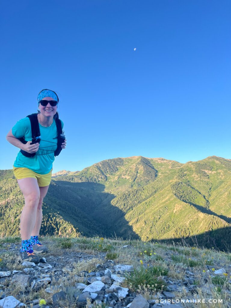 Mountain views along the Kennecott Mine Overlook hike in Utah