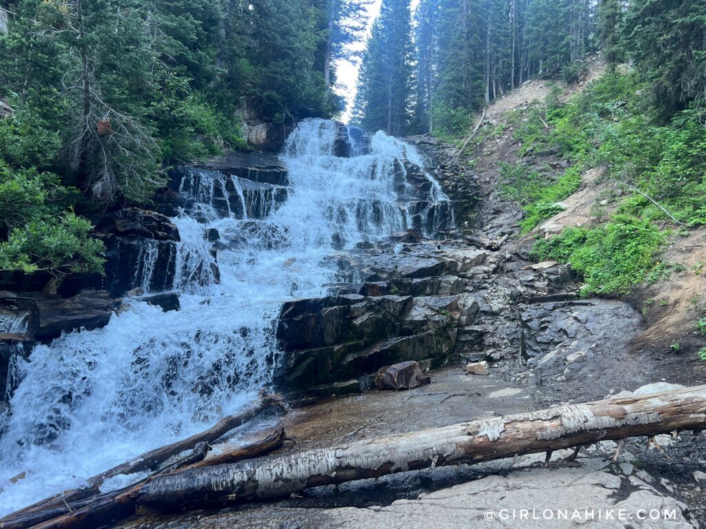 Gloria Falls, Little cottonwood canyon